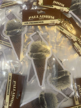 Load image into Gallery viewer, Original photograph of packaged Palladium vanilla air fresheners; sold individually